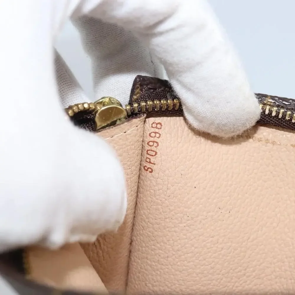 Louis Vuitton Monogram Bucket GM Accessory Pouch Brown